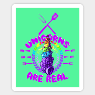 Unicorns are real Sticker